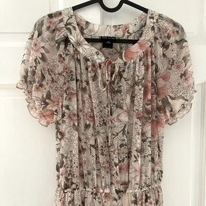 Flower pattern dress